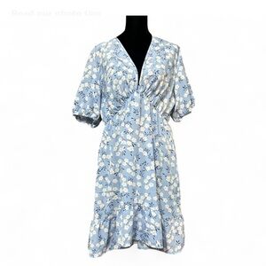 SHEIN Women’s Floral Blue Dress 1XL